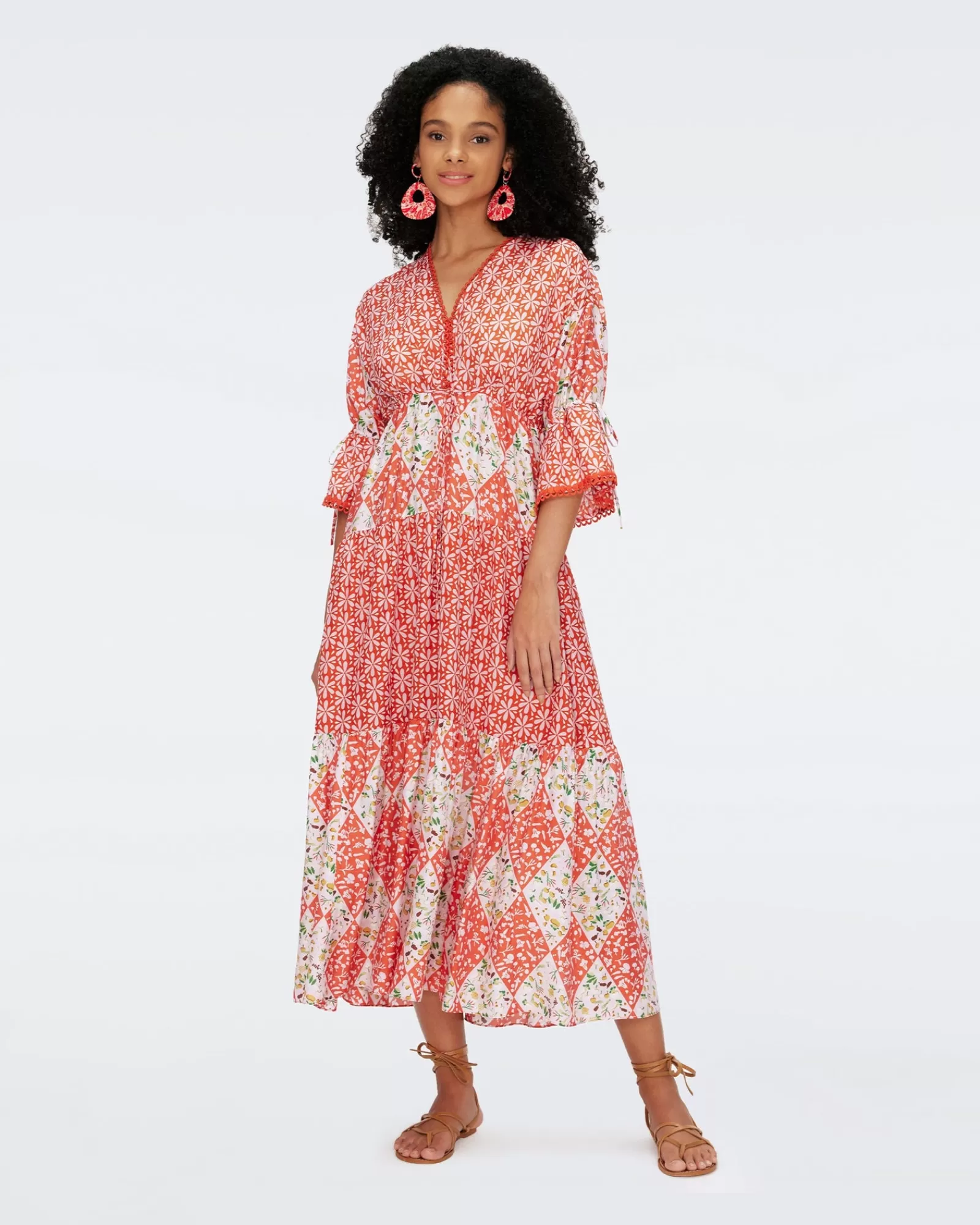 Diane von Furstenberg Boris-Jurk-Vrouwen Maxi-Jurken