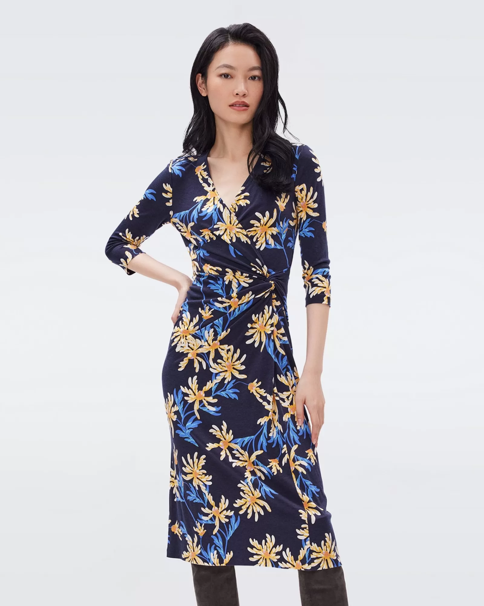 Diane von Furstenberg Borris-Jurk-Vrouwen Midi-Jurken