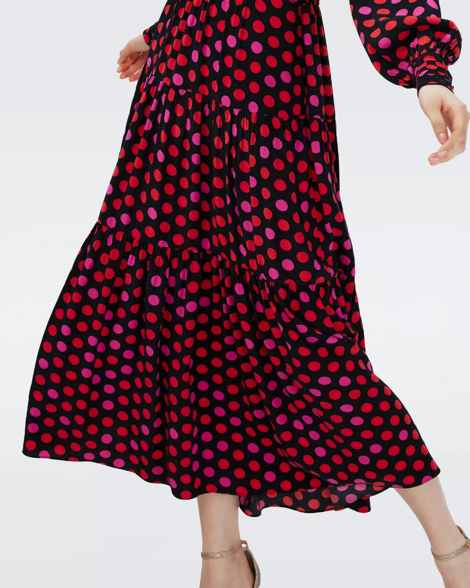 Diane von Furstenberg Gil-Jurk-Vrouwen Midi-Jurken