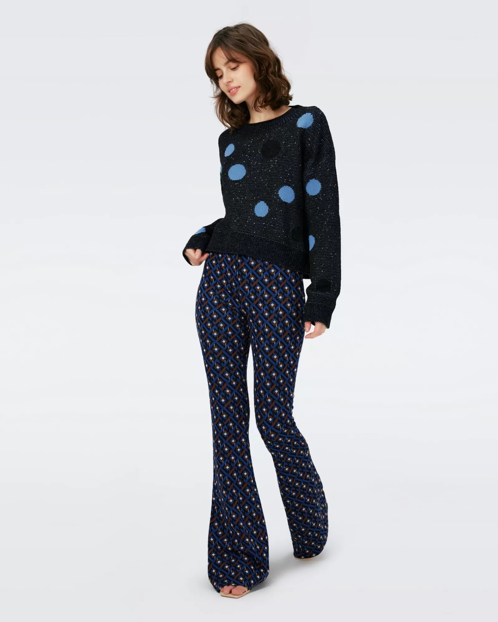 Diane von Furstenberg Greg Jacquard Broek-Vrouwen Allemaal Gescheiden