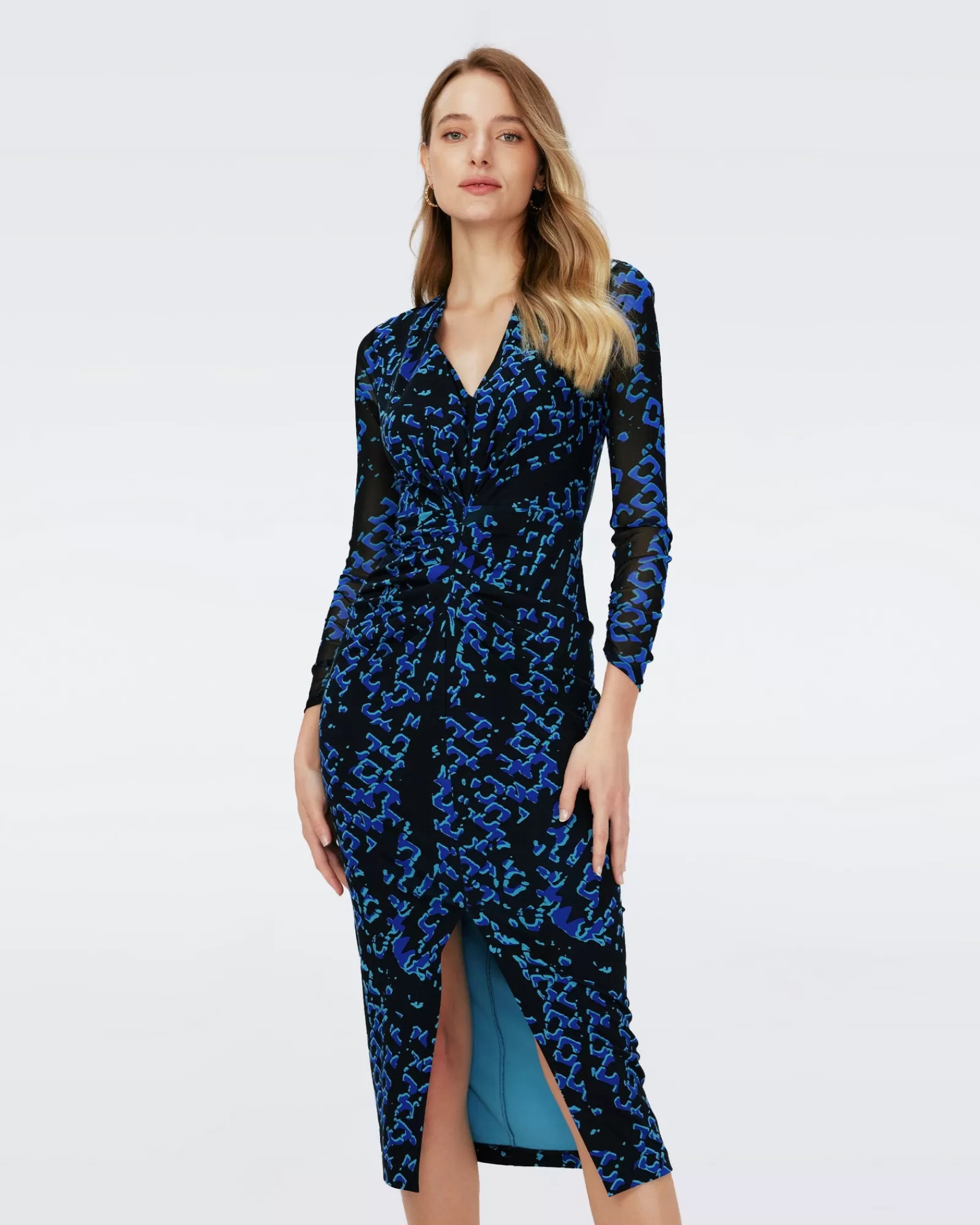 Diane von Furstenberg Hades-Jurk-Vrouwen Midi-Jurken