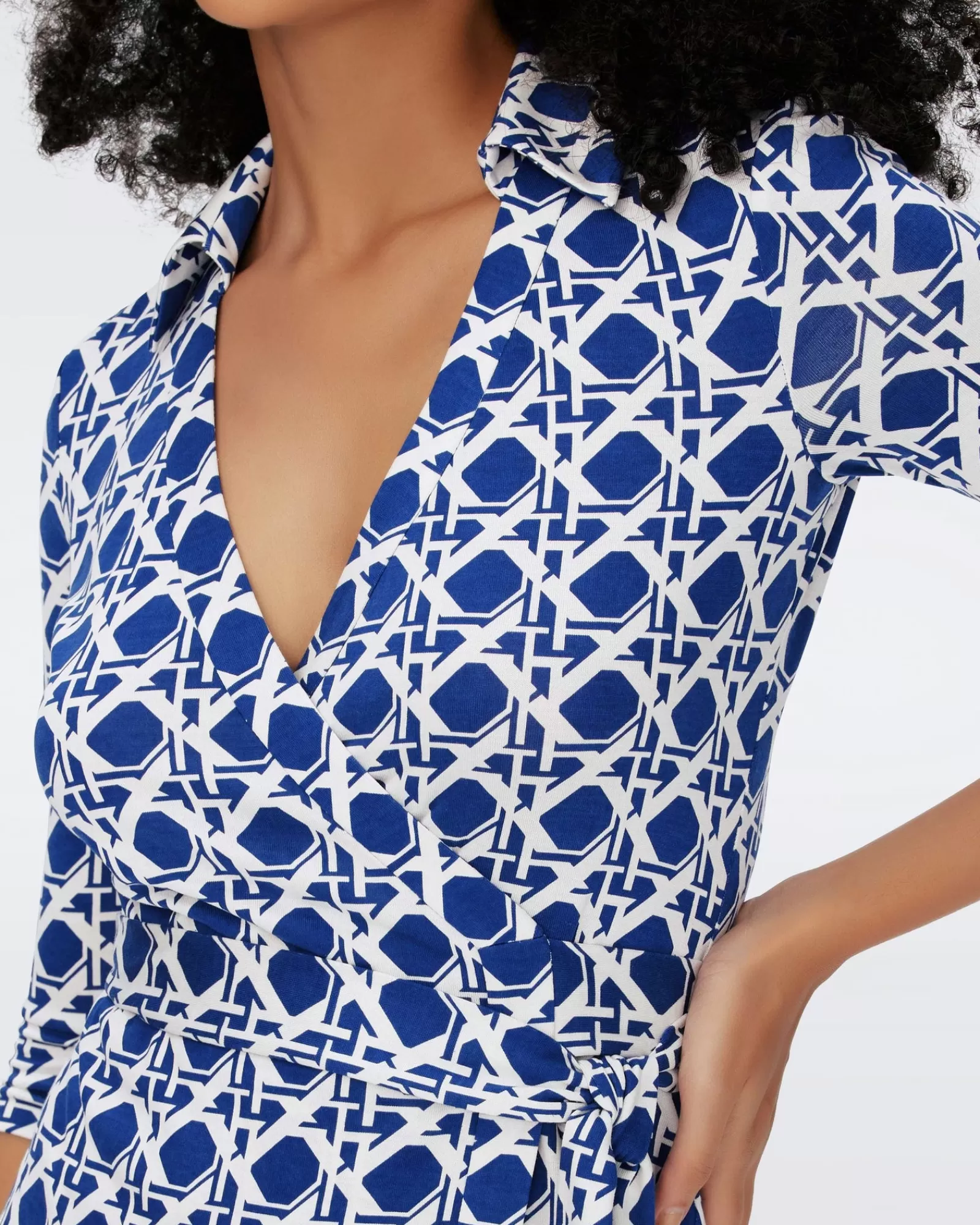 Diane von Furstenberg Jeanne Zijden Jersey Wikkeljurk-Vrouwen Korte Jurken