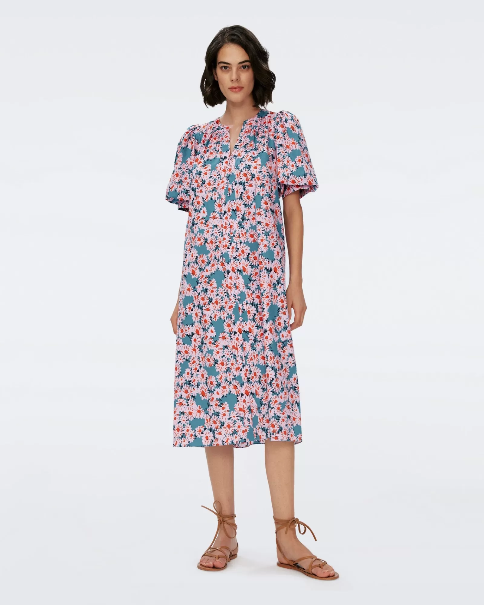 Diane von Furstenberg Laena-Jurk-Vrouwen Midi-Jurken