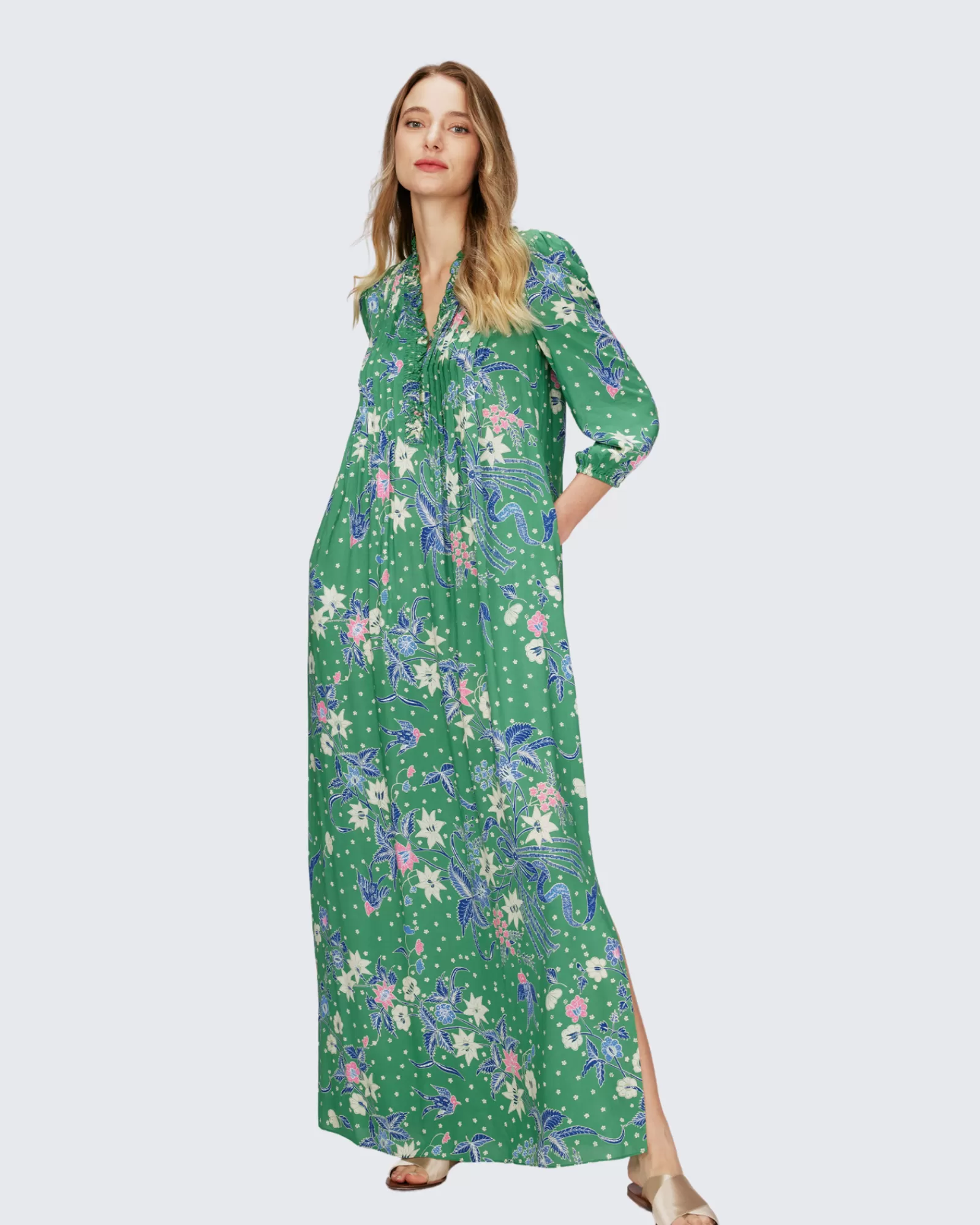 Diane von Furstenberg Layla Maxi-Jurk-Vrouwen Maxi-Jurken