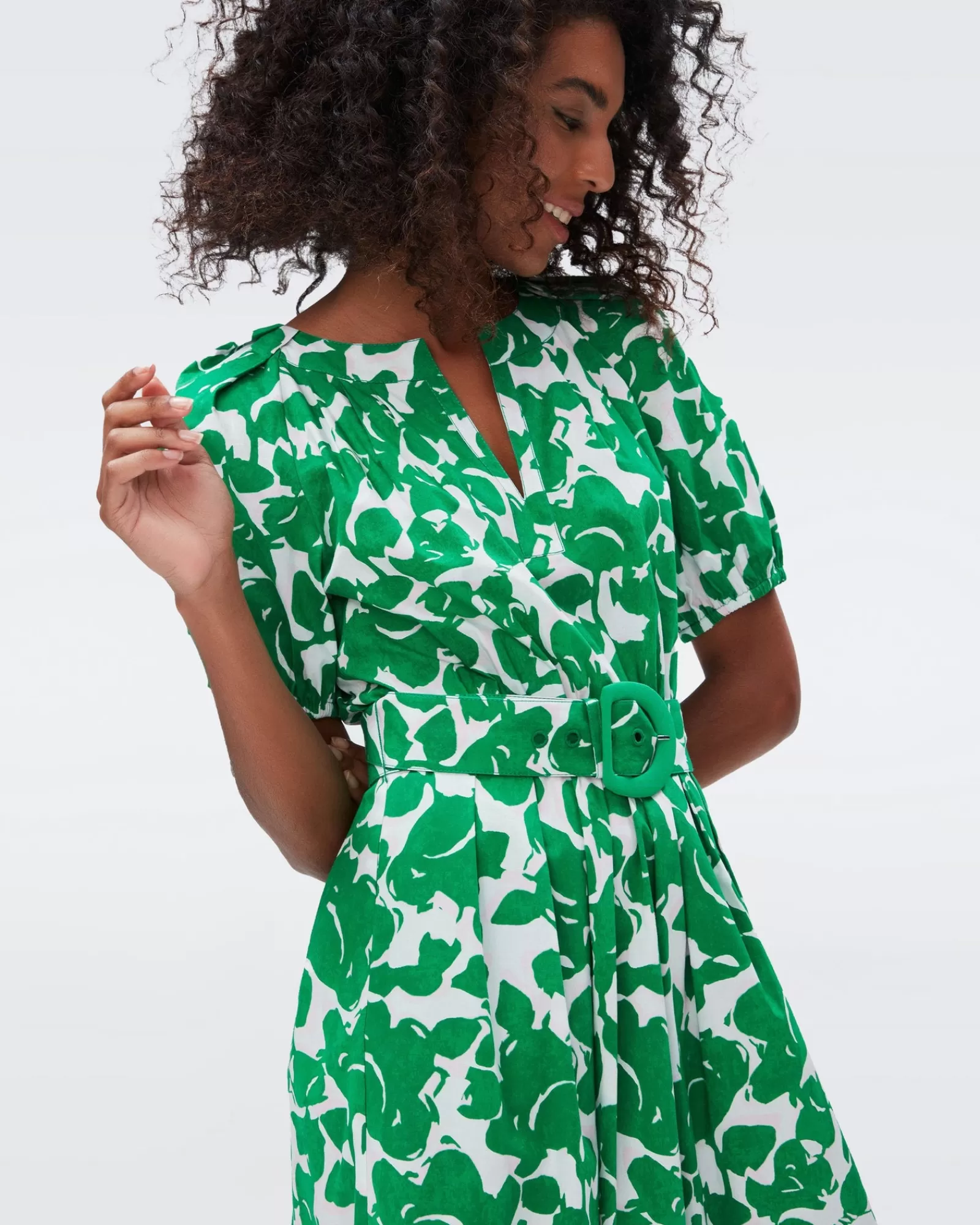 Diane von Furstenberg Lindy-Jurk-Vrouwen Midi-Jurken